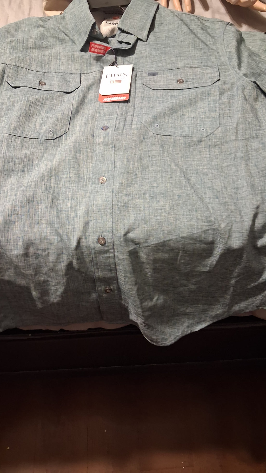 CHAPS SHORT SLEEVE SHIRT