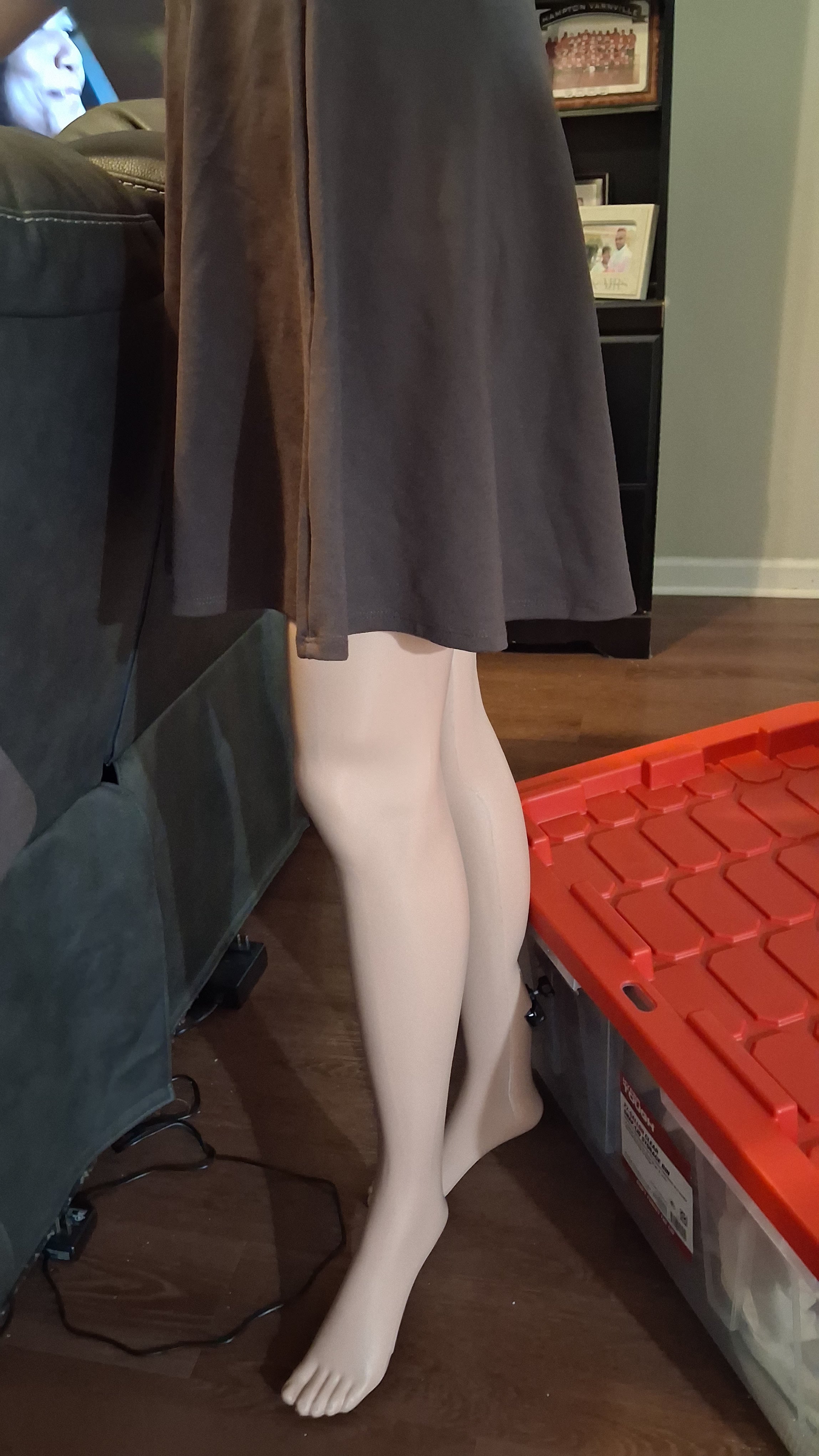 Women's Hershy Chocolate Brown Midi Dress