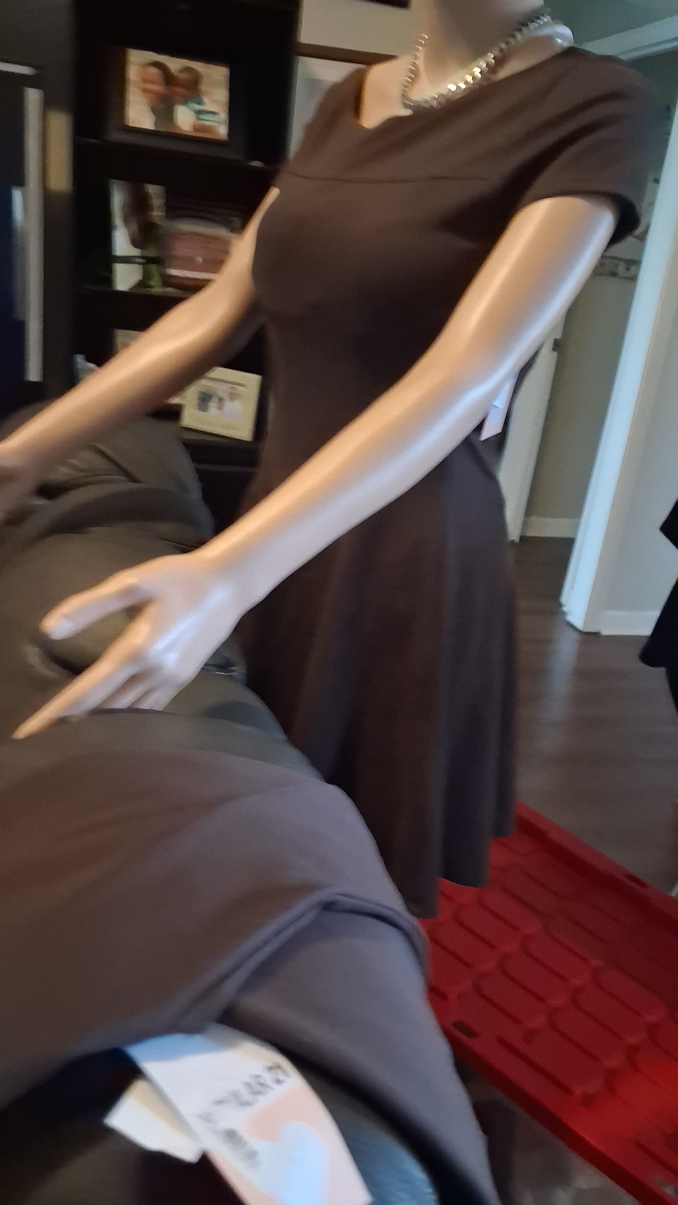 Women's Hershy Chocolate Brown Midi Dress